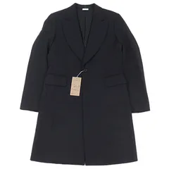 極美品○COMME des GARCONS HOMME PLUS コムデギャルソンオムプリュス PN-J028 モヘア20% AD2014 アップリケ ピークドラペル コート ブラック XS 日本製 正規品 メンズ 定価120,960円のサムネイル