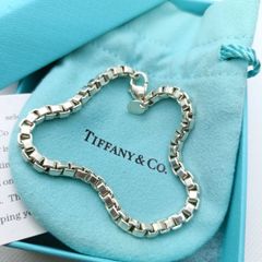 極美品☆ティファニー ブレスレット ベネチアンリンク チェーン