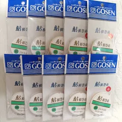GOSEN　ゴーセン　鮎　根巻糸　赤　細　25m　釣具　10袋セット　釣り糸　釣具　釣り用品　まとめ売り　釣り引退セット　※3198のサムネイル
