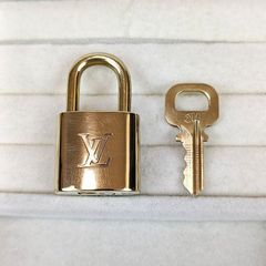 LOUIS VUITTON ルイヴィトン パドロック 南京錠 カデナ 鍵 ゴールド No