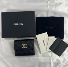 美品✨国内正規】シャネル 財布 マトラッせ ラム Wホック 二つ折 706 
