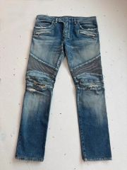 BALMAIN バルマン ダメージ加工 ULTRA SKINNY DENIM - メルカリ