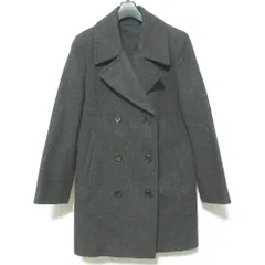 美品 MARGARET HOWELL マーガレットハウエル ウール Pコート サイズ2 ダークグレー レディース 古着 中古 USEDのサムネイル