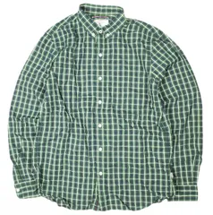 AIGLE エーグル CHECK B.D. SHIRTS チェックボタンダウンシャツ 8501-51107 M(CLASSIC FIT) GREEN/NAVY 長袖 トップス g13721