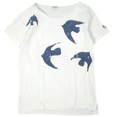 FWK by ENGINEERED GARMENTS エフダブリューケー エンジニアードガーメンツ カナダ製 Printed Cut Off Neck T-shirt カットオフネックプリントTシャツ 1 WHITE 半袖 トップス g13991のサムネイル