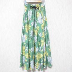 未使用タグ付き☆クリスチャンワイナンツ 花柄 シルク混 ロング