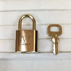 LOUIS VUITTON ルイヴィトン パドロック 南京錠 カデナ 鍵 ゴールド No