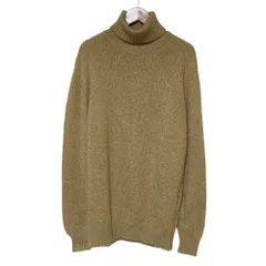 美品 LORO PIANA ロロピアーナ ベビーカシミヤ100％ タートルネック メランジニットセーター FAG3513 サイズ52 イエローミックス メンズ 古着 中古 USEDのサムネイル