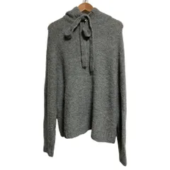 美品 24AW FRAMeWORK フレームワーク Loop Yarn フード プルオーバー パーカー 24080220215040 グレー レディース 古着 中古 USEDのサムネイル