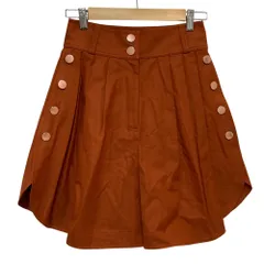 新品同様 SEE BY Chloe シーバイクロエ サイドボタン バミューダパンツ ハーフパンツ ショートパンツ サイズ34 ブラウン レディース 古着 中古 USEDのサムネイル