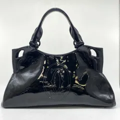 カルティエ ハンド トートバッグ マルチェロ パンチングレザー 黒 GB33のサムネイル