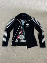 希少色】adidas ファイヤーバード白銀ジャケットジャージ トレフォイル