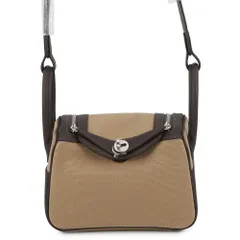 エルメス ハンドバッグ リンディ ミニ ムース/バイブルン/シルバー金具 トワルアッシュ/スイフト G刻印 2wayのサムネイル