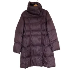 美品 COMME CA DU MODE コムサデモード スタンドカラー ダウンコート サイズ11 ブラウン レディース 古着 中古 USEDのサムネイル