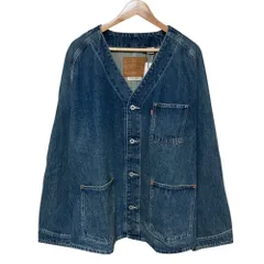 未使用 26SS Levi's リーバイス UNION ENGINEER CARDIGAN デニムカーディガン XL ブルー  メンズ 古着 中古 USEDのサムネイル