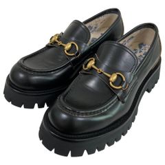 GUCCI レザーラグソール ホースビット ローファー38 25㎝ 蜂 - メルカリ