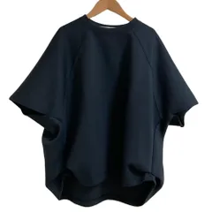 美品 COGTHEBIGSMOKE コグザビッグスモーク ダンボールニット スウェット カットソー 12101-379-812-1 ネイビー レディース 古着 中古 USEDのサムネイル