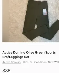 Active Domino オリーブ レギンス mのサムネイル