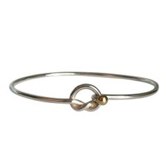 極美品 Tiffany & Co. K18コンビ ラブノットバングル T363 - メルカリ