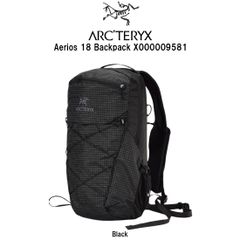 希少 美品 アークテリクス Aerios 18 Black 完売品 - メルカリ