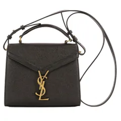 美品 SAINT LAURENT PARIS サンローランパリ カサンドラ ミニ トップハンドルバッグ ショルダーバッグ 602716 ブラック レディース 古着 中古 USEDのサムネイル