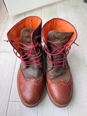 Danner ダナー メダリオン ウイングチップ バーガンディ26.5cm 革靴