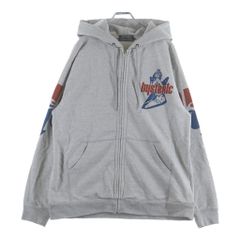 HYSTERIC GLAMOUR ジップアップパーカー グレー L - メルカリ