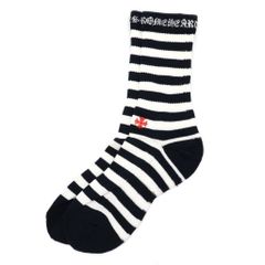 Chrome Hearts クロムハーツ ボーダーソックス 白黒 - メルカリ
