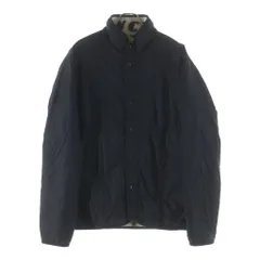 MONCLER (モンクレール) ラバーワッペンロゴ リバーシブル ナイロン ボアフリース ジップアップ ジャケット ブラック/ホワイト F20918G77000 899AJのサムネイル