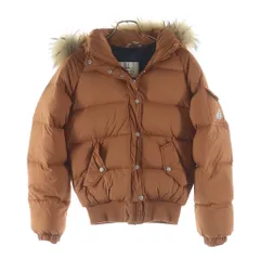 PYRENEX (ピレネックス) REIMS JACKET ファー付 ダウンジャケット オレンジ 36