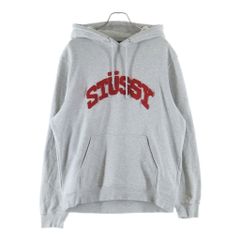 【人気】ステューシーロゴ　パイルアーチロゴ　パーカー STUSSY 即完売モデル】STUSSY☆刺繍ロゴ パイルアーチロゴ パーカー 希少入手