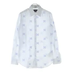 LOUIS VUITTON (ルイヴィトン) 24SS チェック総柄 LVロゴ刺繍 長袖シャツ ホワイト/ライトブルー RM241F ZN5 HQS8PWのサムネイル