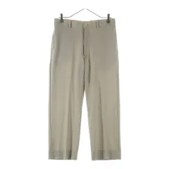 AURALEE (オーラリー) 20SS HARD TWIST WOOL DOBBY SLACKS ウール ジップアップ ストレート スラックス パンツ ベージュ A20SP03KWのサムネイル