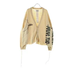 doublet (ダブレット) 20SS HIDDEN MESSAGE CARDIGAN ヒドゥンメッセージ カーディガン ホワイト 20SS21KN29のサムネイル
