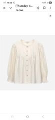 snugnook cloud blouse (apricot) - メルカリ