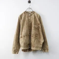 ルピリアン LUPILIEN  ケミカル加工 ビッグシルエット カラーデニムジャケット F ブラウン┃上着【2400014922585】のサムネイル