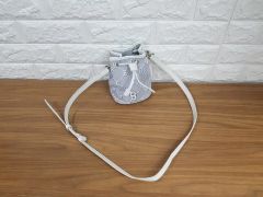美品！LANVIN SPORT エナメルキャディーバッグ青 ヘッドカバー4個付