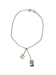 CHANEL ヴィンテージ ココマーク クローバー チェーンピアス 刻印あり