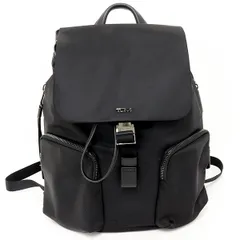 TUMI トゥミ VOYAGEUR 「ラムゼイ」バックパック リュックサック ナイロン レザー148530T522 ブラック 【中古】Sランクのサムネイル