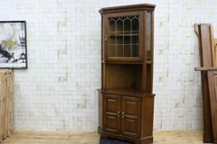 GMJH87○karimoku / カリモク コーナーキャビネット 飾り棚 収納家具