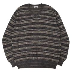 イタリア製 90s GRAN SASSO コットン ビスコース Vネックニット - メルカリ