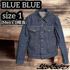 BLUE BLUE デニムジャケット size 1 (Men's S相当) ディープインディゴ HOLLYWOOD RANCH MARKET 聖林公司のサムネイル