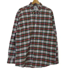 【中古】　GAP　OLD GAP　チェックシャツ　80s-90s vintage　80年代-90年代　長袖　シャツ　トップス　ボタンダウン　胸ポケット　オーバーサイズ　USA製　古着　/1930