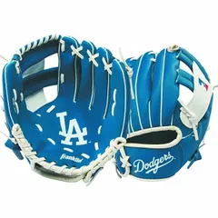 野球遊びに フランクリン MLB グローブ ボール セット ロサンゼルス・ドジャース 76099F19 グラブ 野球 おもちゃ 玩具 子供 こども franklinのサムネイル
