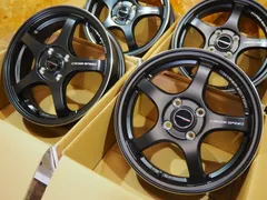 ★5本スポーク★15インチ4.5J+45 4H100 新品 人気 軽量 クロススピード ハイパーエディション CR5 ブラック ホイール1台分 アルト スペーシア ハスラー ワゴンR ウェイク エッセ キャスト タフト タント ミラ ムーヴ N-BOX 軽トラのサムネイル
