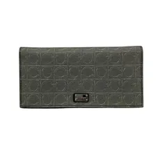 Salvatore Ferragamo フェラガモ ガンチーニ 二つ折り長財布 中古 D4のサムネイル