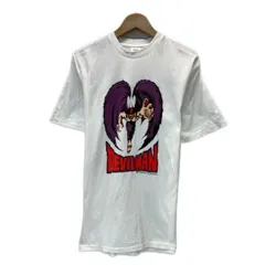 【中古】　BANPRESTO　Tシャツ　半袖　カットソー　トップス　クルーネック　キャラT　キャラクター　デビルマン　不動明　(C)DYNAMIC PLANNING　漫画　永井豪　非売品　プリント　古着　/1953のサムネイル
