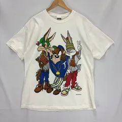 90年代 Warner Bros MNFG Changes, Queens, NY Bugs Bunny  BIG プリント イラスト Ｔシャツ サイズXL  STAINED FADE 08052201 01のサムネイル