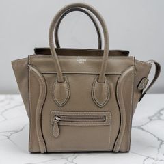 Smile 様】CELINE セリーヌ ラゲージ マイクロ ショッパー レザー 