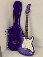 希少　ジプシーローズ　レスポール　 エレキギター　 パープル ラメ入り　激レア Gypsy Rose ピンク ラメ レスポール ジプシーローズ エレキギター